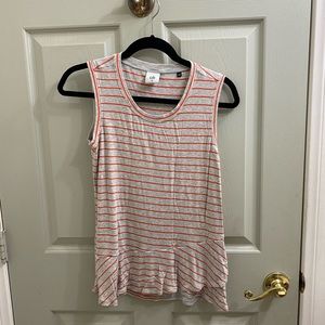 Cabi knit stripe tank top